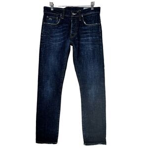 G Star Raw 3301 Jeans Mens Sz 32 x32 Blue Low Rise Button Fly‎ Streetwear